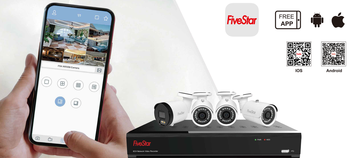 8 Channel Smart PoE Ultra-HD Surveillance Camera Kit