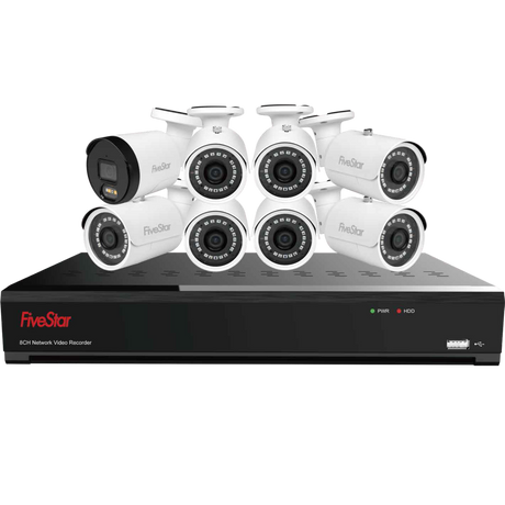 8 Channel Smart PoE Ultra-HD Security Camera System