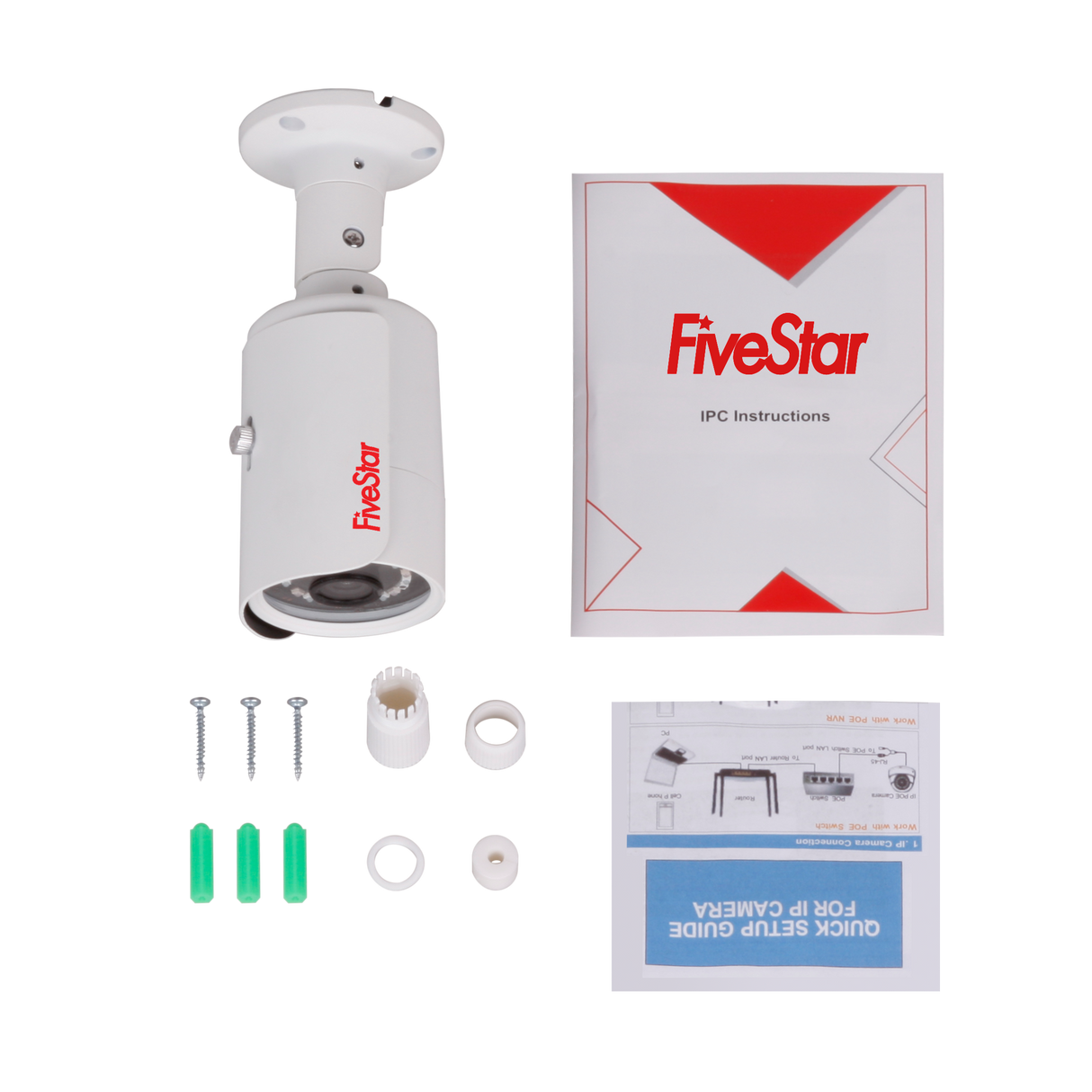 5MP IR Bullet Network Fixed Lens Security Camera