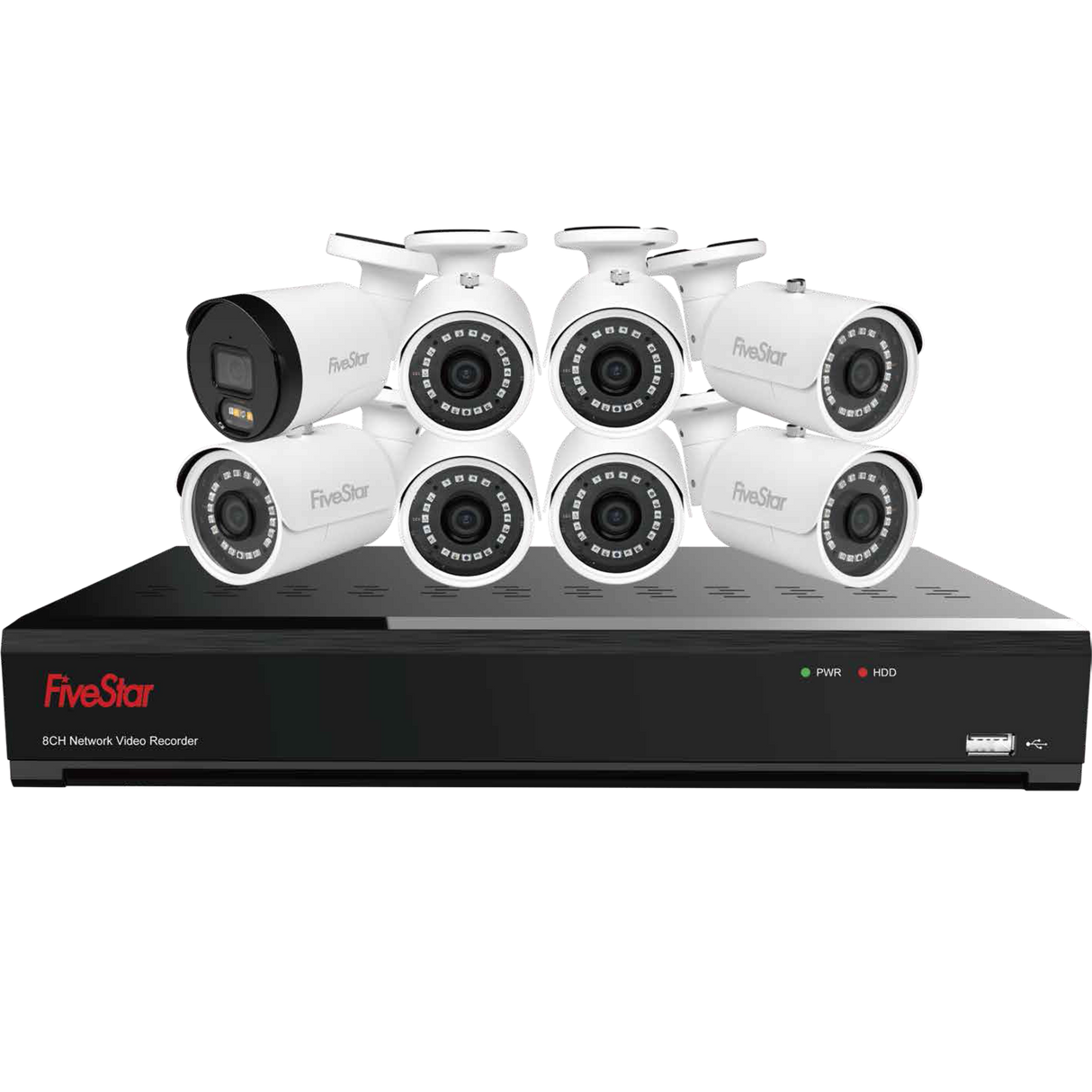 8 Channel Smart PoE Ultra-HD Security Camera System